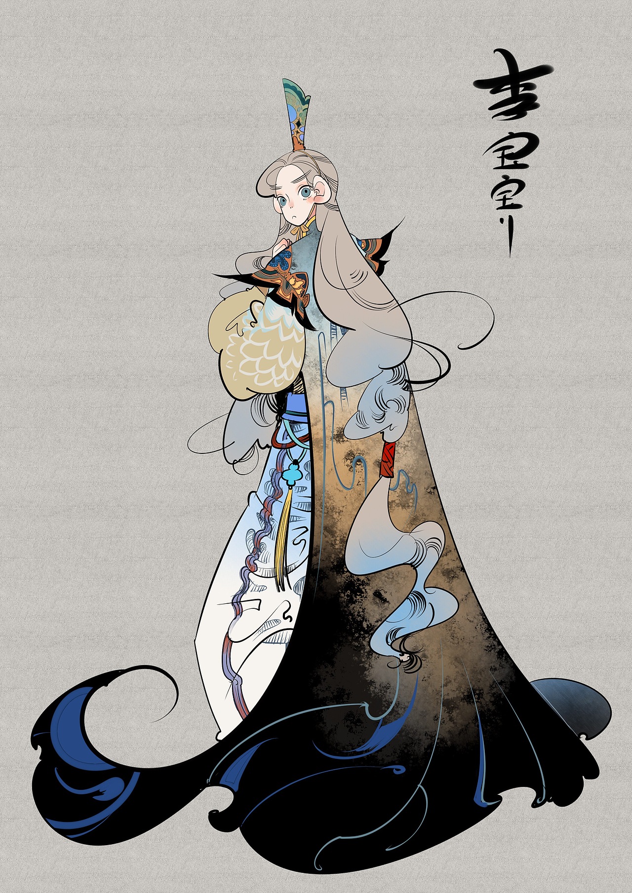 一组奇奇怪怪古装人设草图（图ZMTA3NDU4MzA0） - 创作习作 - 站酷设计师鲤鱼丸一原创素材 - 站酷ZCOOL