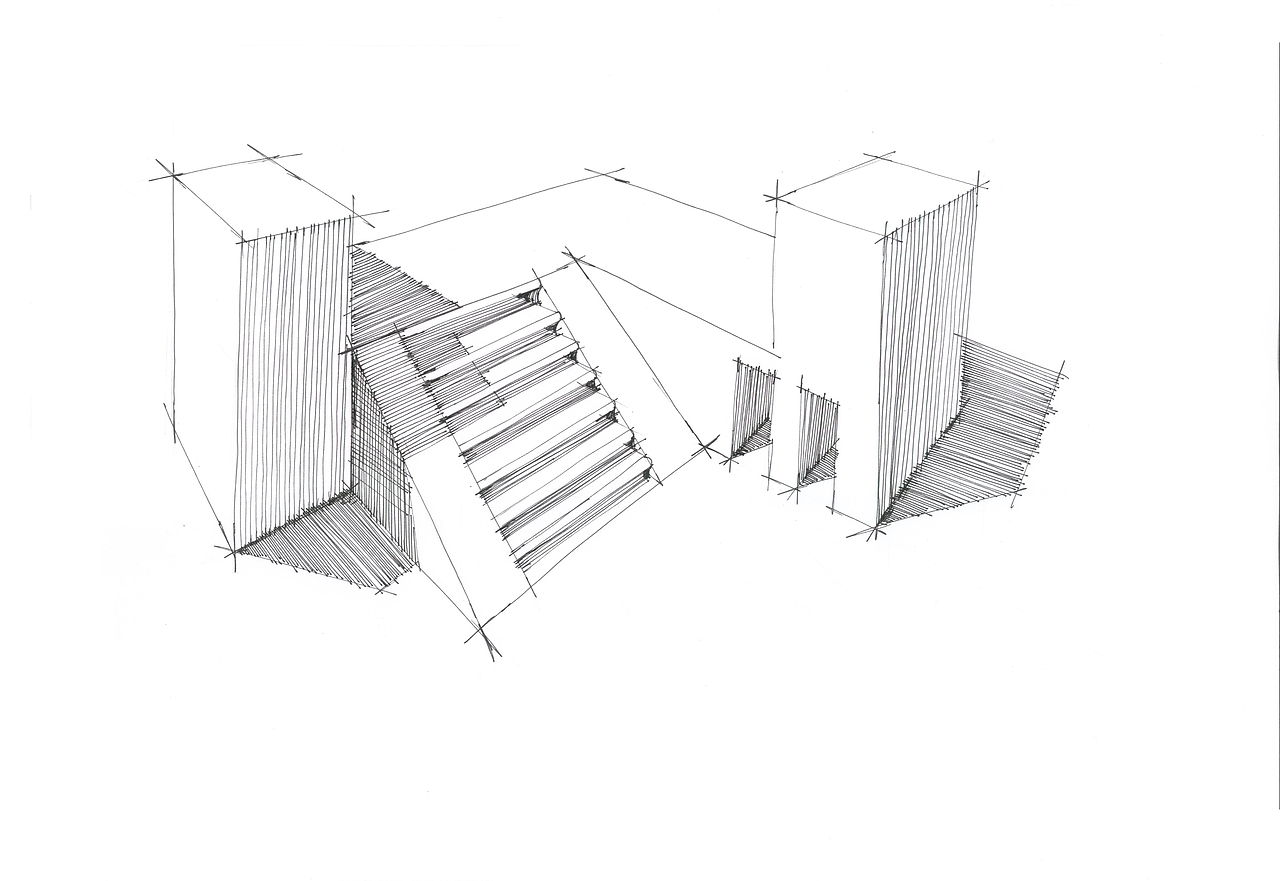 建筑画（图ZODgwNDYwODQ=） - 绘画 - 站酷设计师小影的小影原创素材 - 站酷ZCOOL