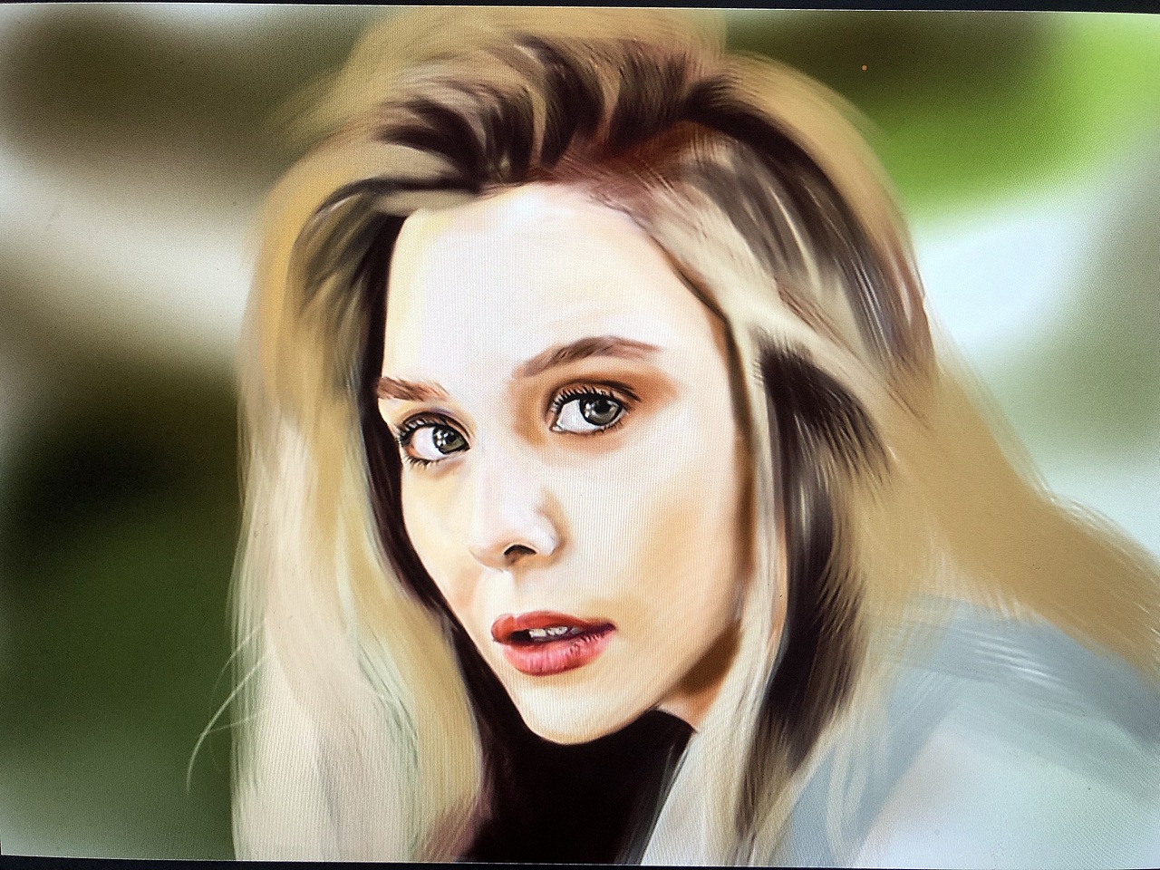 猩红女巫伊丽莎白奥尔森板绘