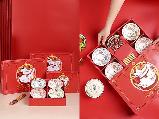 新年礼品陶瓷套装×静物摄影 | 电商产品拍摄