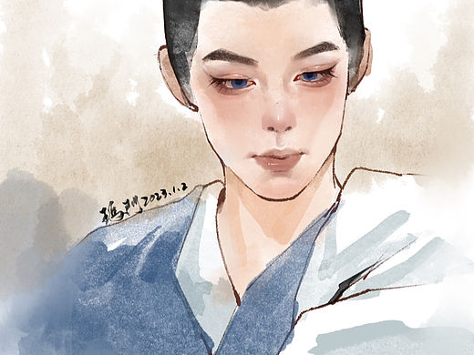 水墨风半厚涂（接稿）