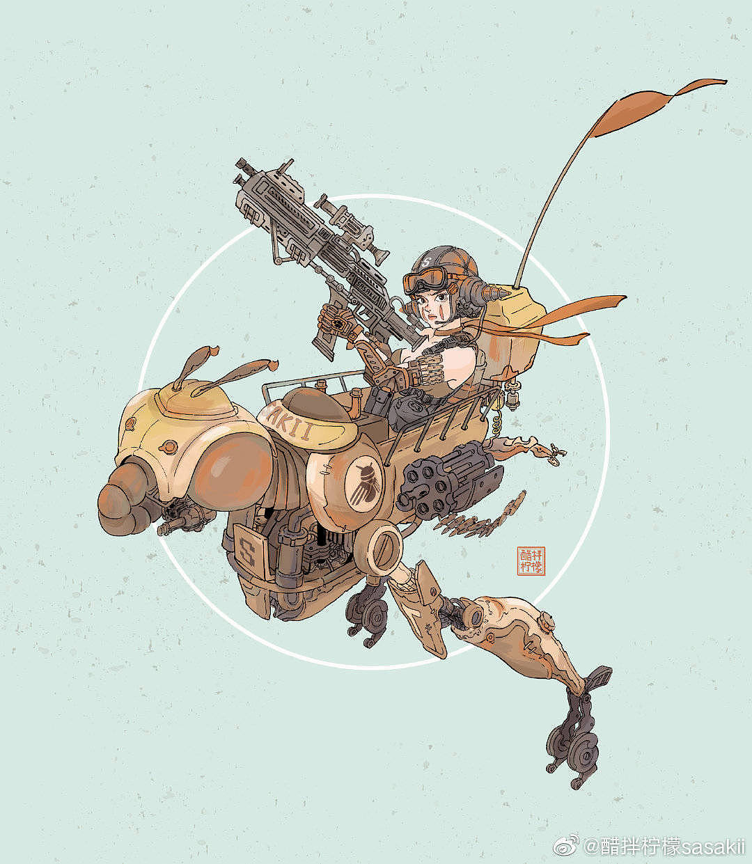 机械少女（图ZMTg1MjE3OTQ0） - 创作习作 - 站酷设计师醋拌柠檬sasakii原创素材 - 站酷ZCOOL