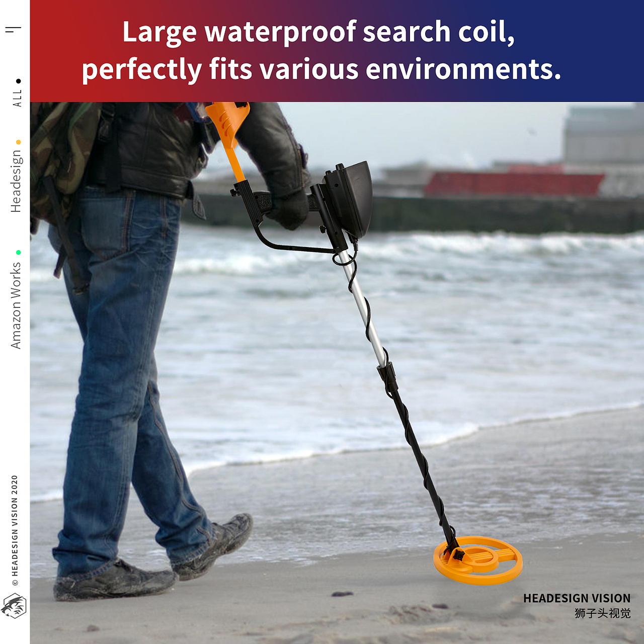 探测仪产品拍摄_主图设计_A+页面设计-狮子头视觉