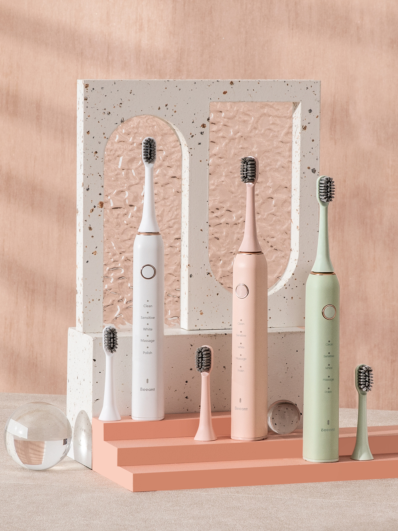 蜂蚁beeant q1电动牙刷 个护产品摄影