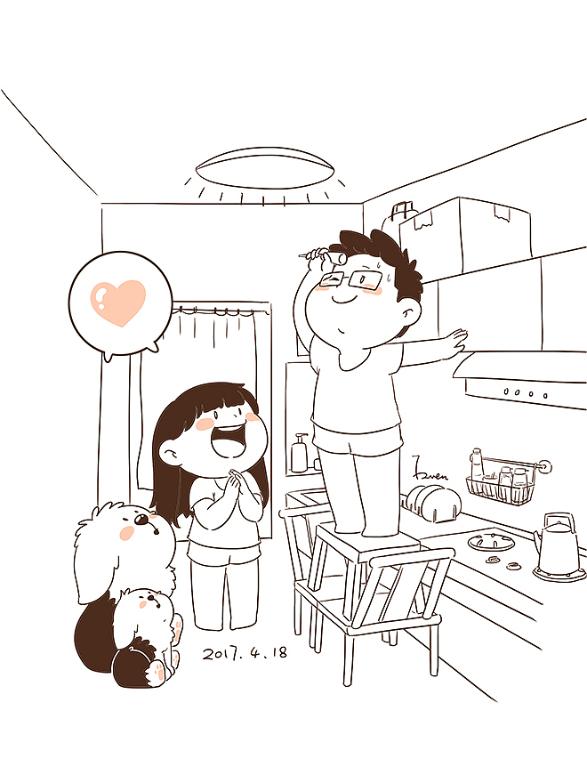 用画记录生活14(图ZOTA1ODgyNTY=) - 单幅漫画 - 站酷设计师芥末小E原创素材 - 站酷ZCOOL