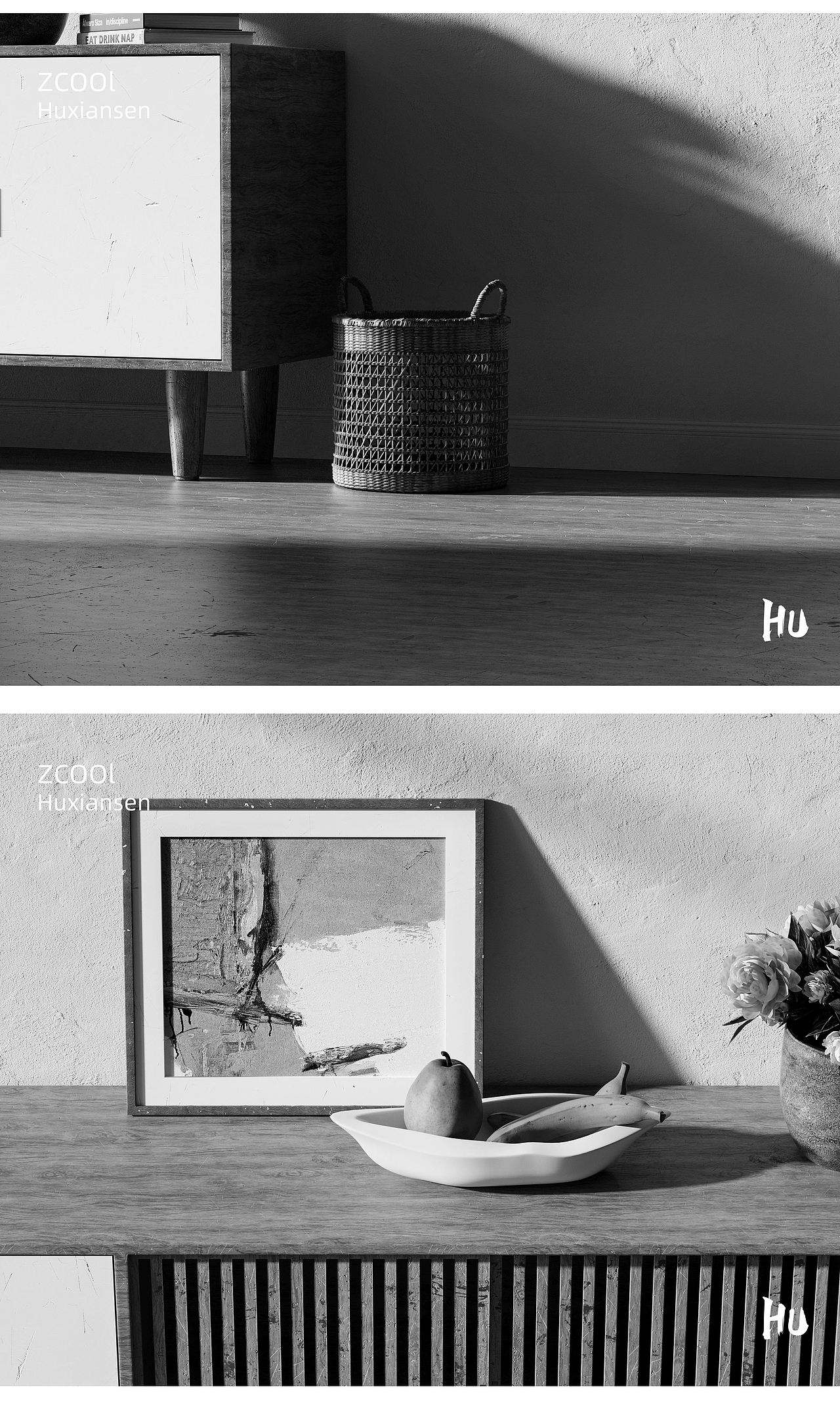 超写实渲染 oc场景渲染 陶瓷渲染 花渲染