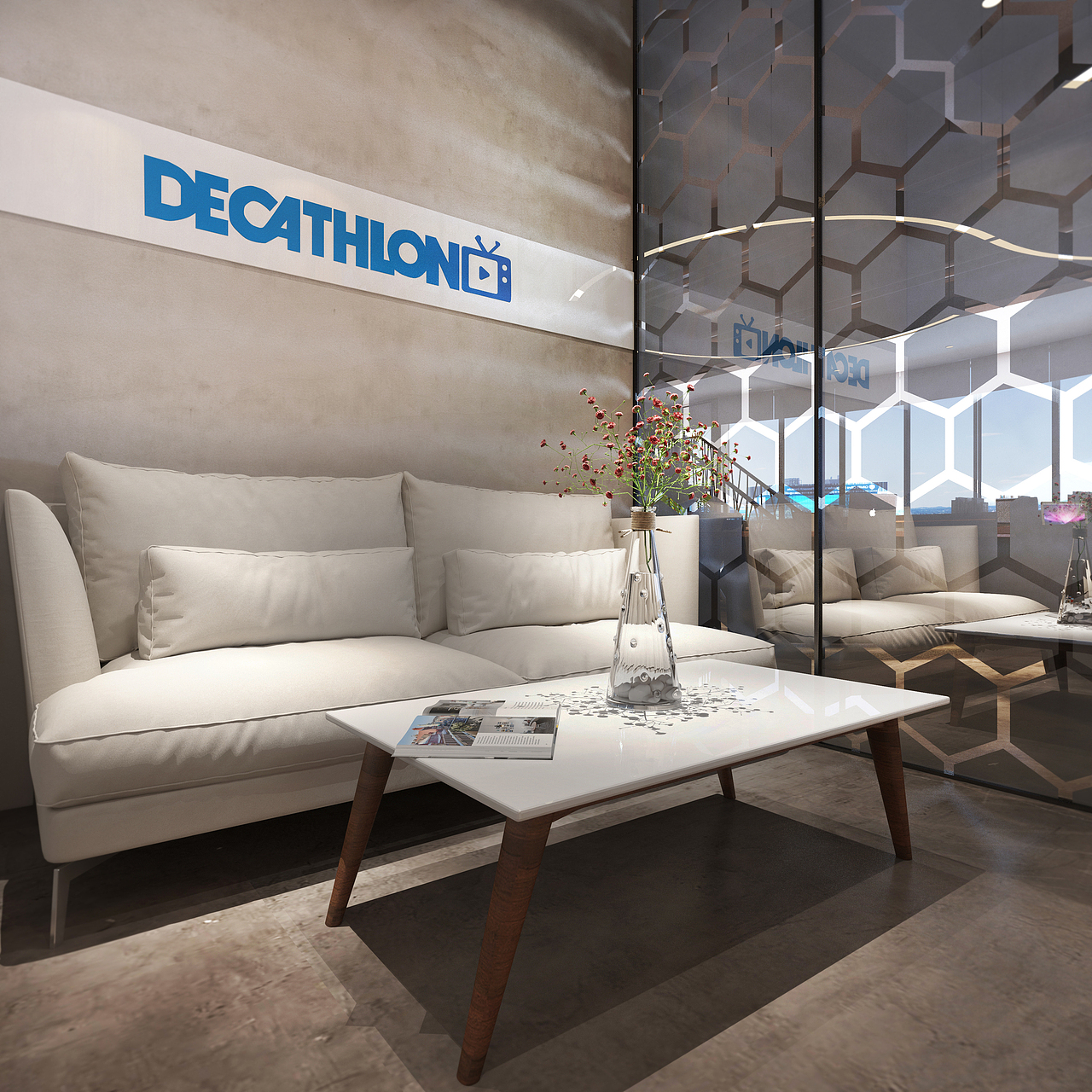 Decathlon-Office（迪卡侬服装采购部番禺）（图ZNjUxMDA4MjQ=） - 家装设计 - 站酷设计师caienji原创素材 - 站酷ZCOOL