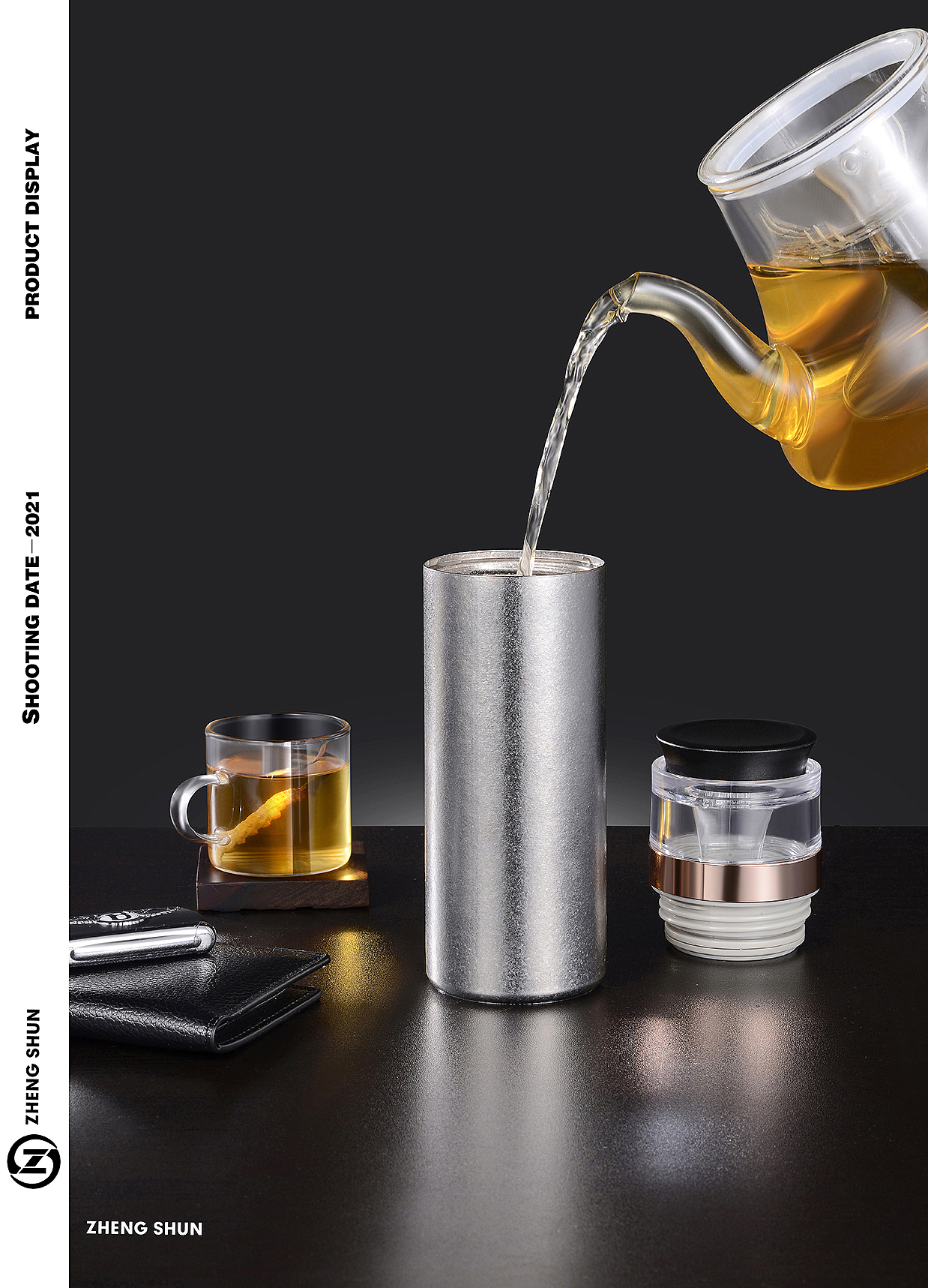 保温杯摄影 | 钛杯保温杯-杯子