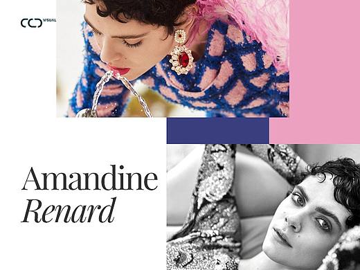 Amandine Renard Concept person website