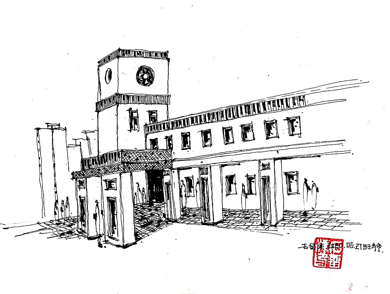 师大餐厅（图ZMjEzNzA3NDgw） - 绘画 - 站酷设计师石头速写原创素材 - 站酷ZCOOL