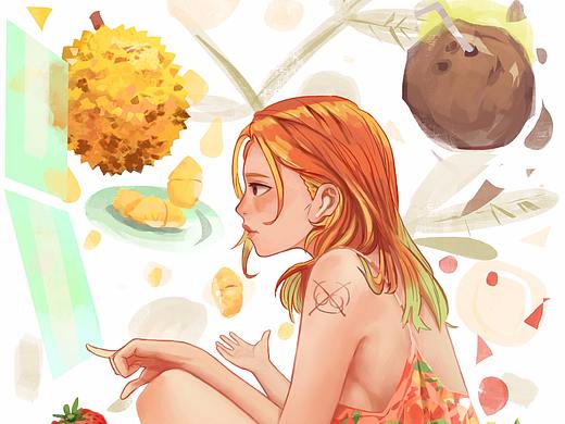 水果女孩