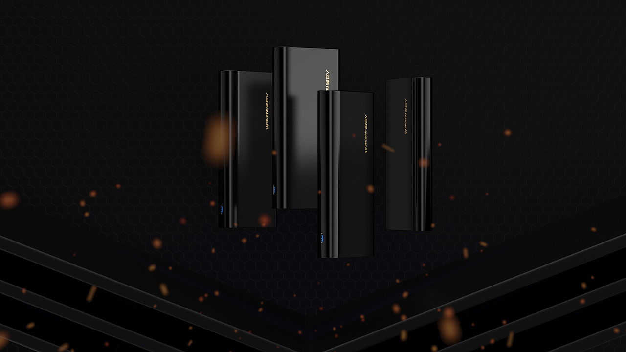 黑色充电宝电商产品动画---2021.12月