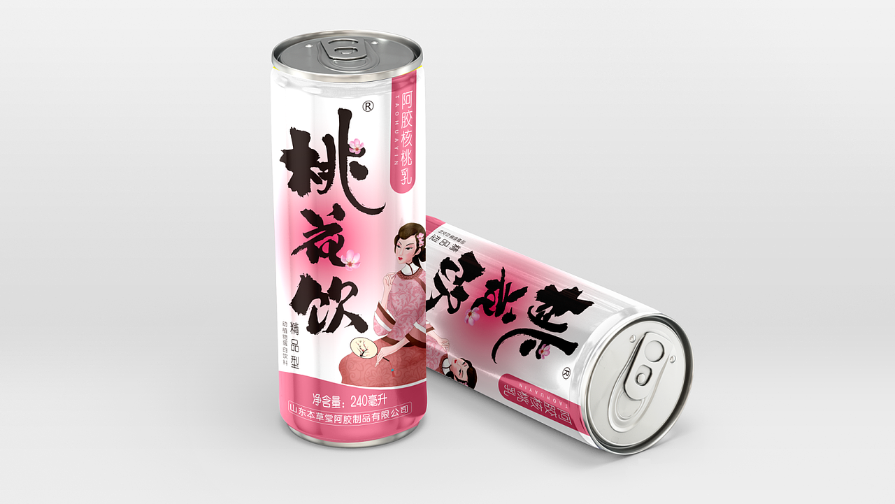 桃花饮（图ZMTM0Mzc0MTU2） - 包装 - 站酷设计师徐龙光原创素材 - 站酷ZCOOL