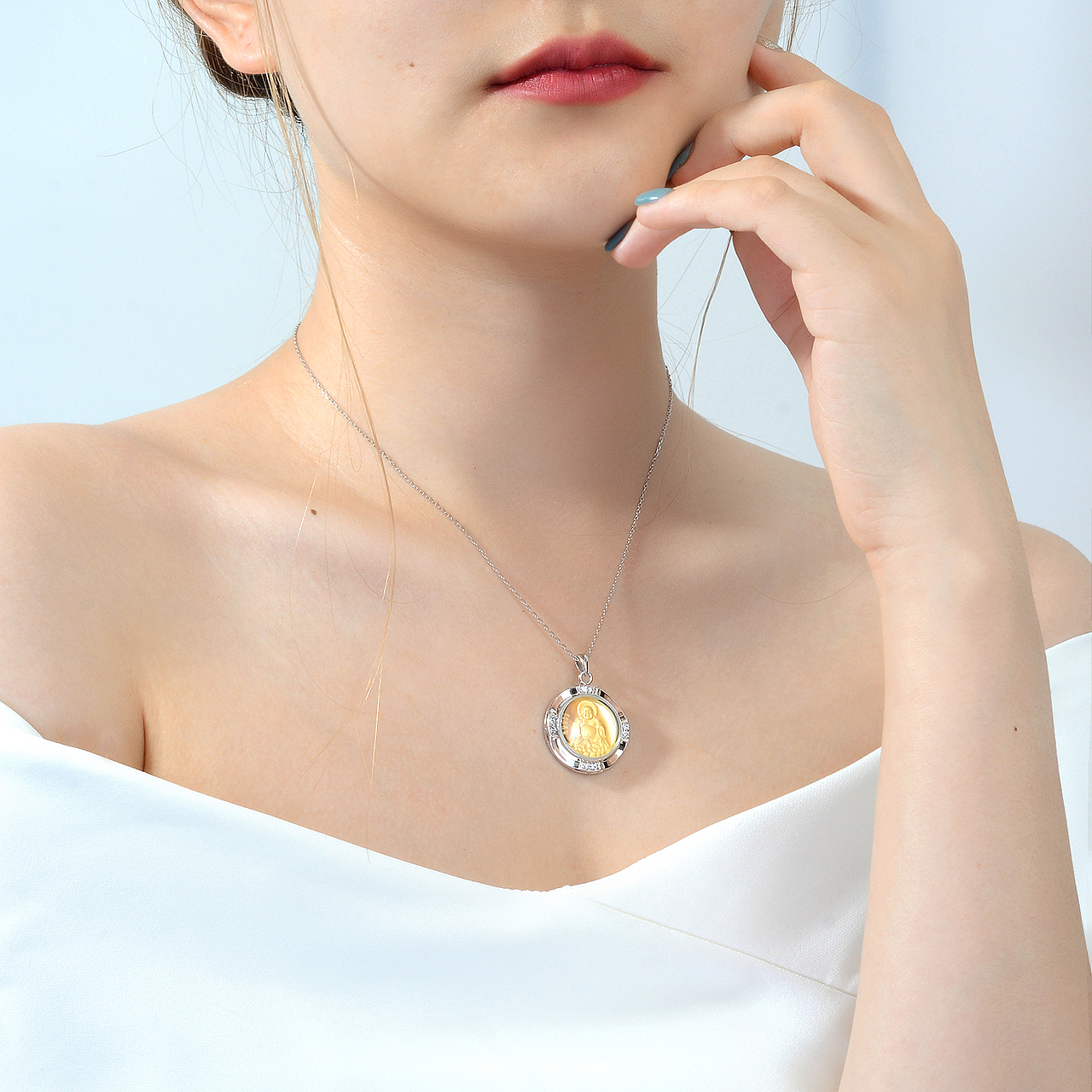 电商珠宝模特佩戴图