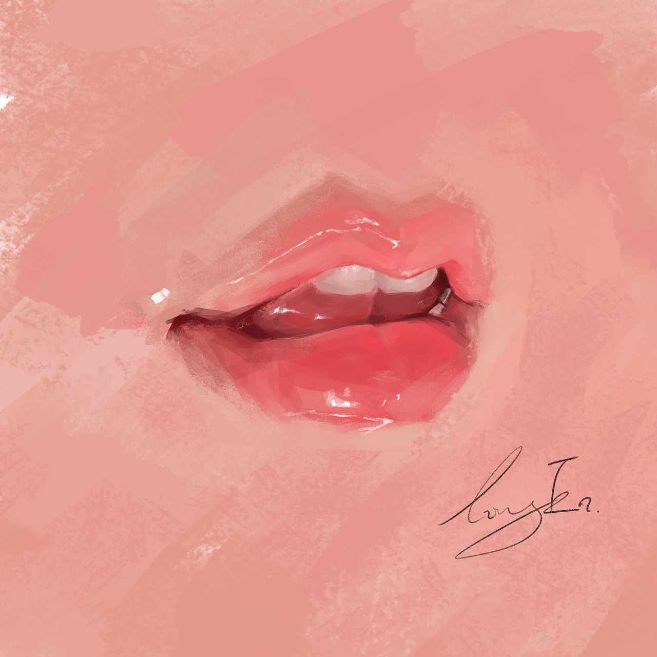 嘴唇|插画|创作习作|z024885411 - 原创作品 - 站酷 (zcool)