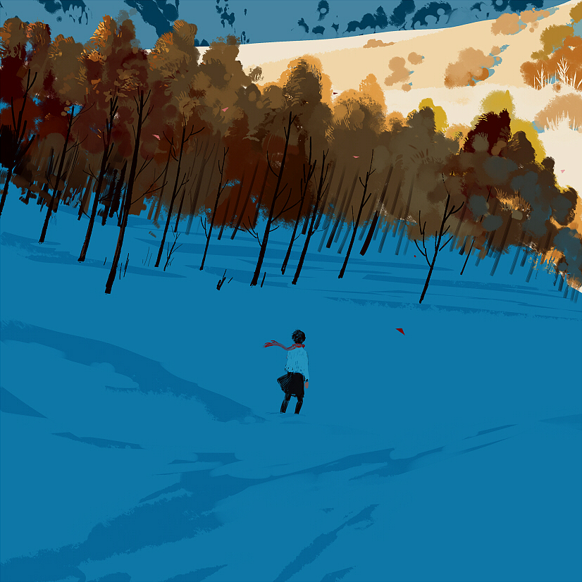 想念变成一条线 在时间里面漫延