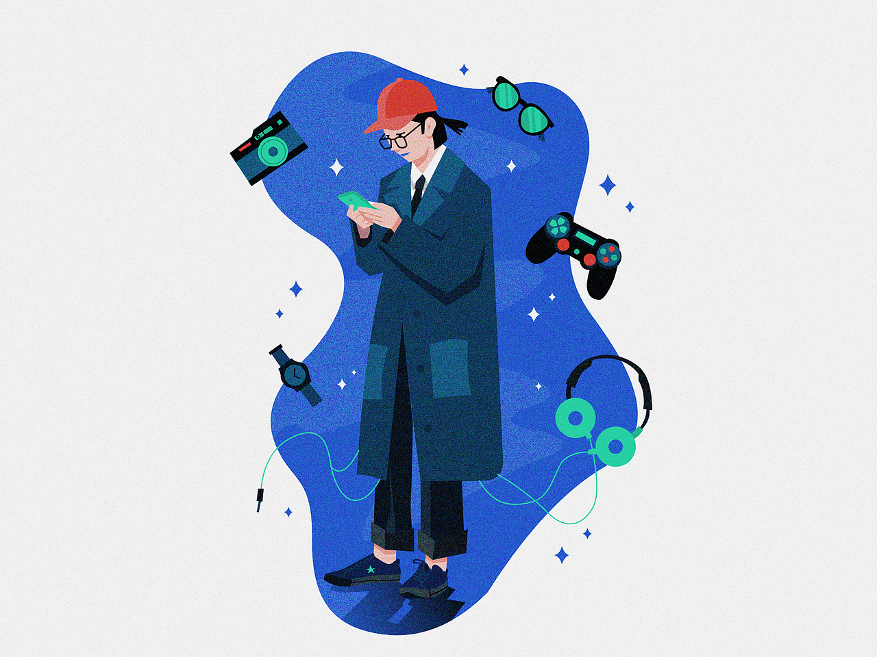 12副插画作品集合——带手稿