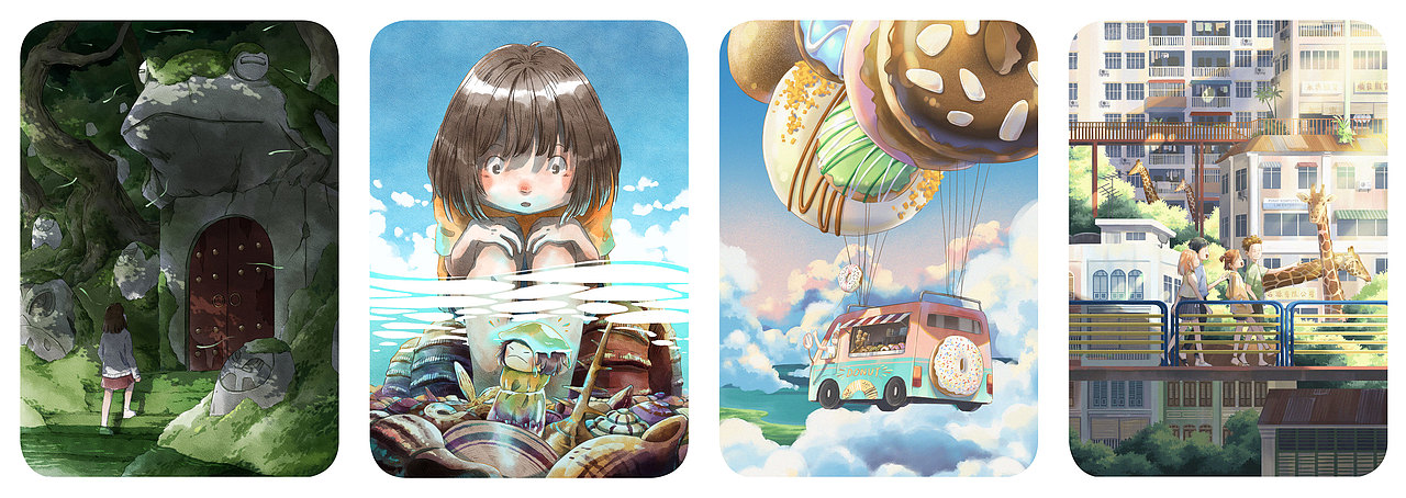 2020练习合集 | 插画（图ZMjQyMjI2OTU2） - 创作习作 - 站酷设计师zhiting_陈原创素材 - 站酷ZCOOL