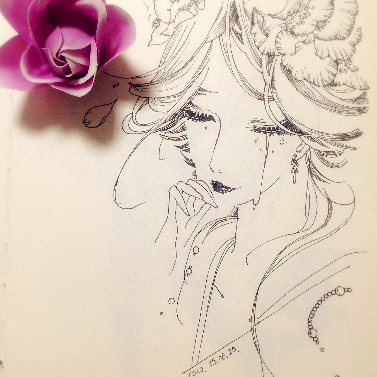 手绘少女-画本|插画|创作习作|koulingshan - 原创作品 - 站酷 (zcool