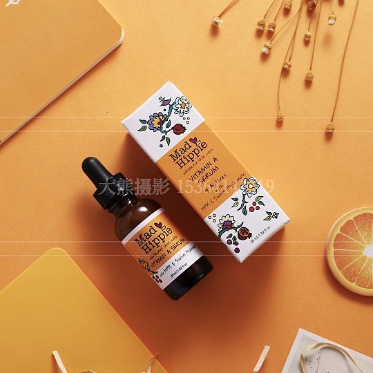 化妆品场景图拍摄原图裁切