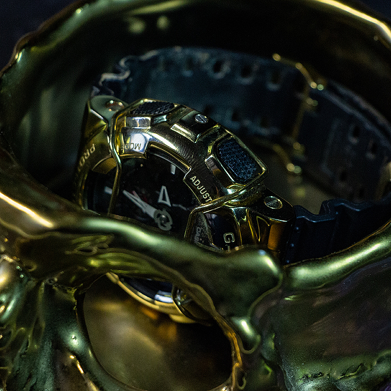 【SKULL】骷髅 暗黑系1300°电镀金属色陶瓷烟灰缸摆件