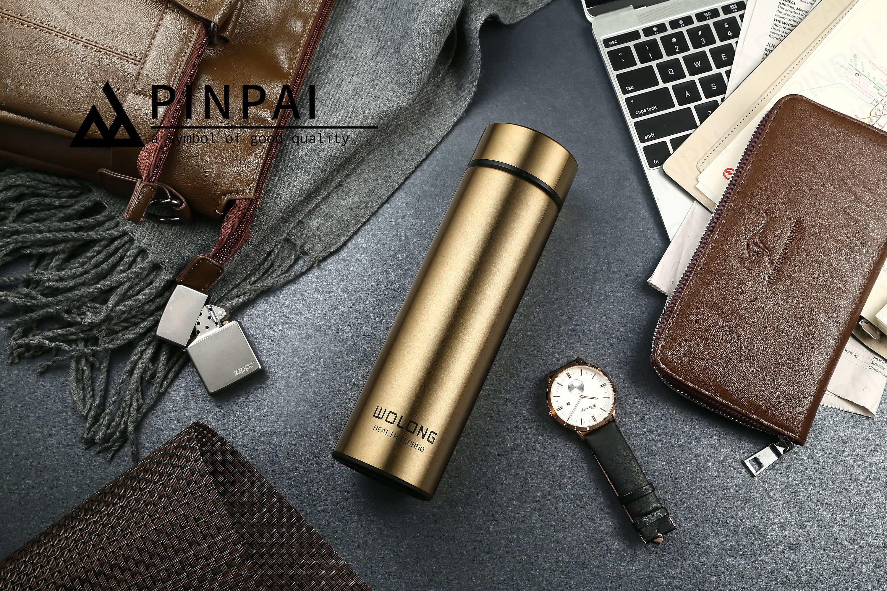 产品拍摄 保温杯 杯子 场景搭配 商务男性