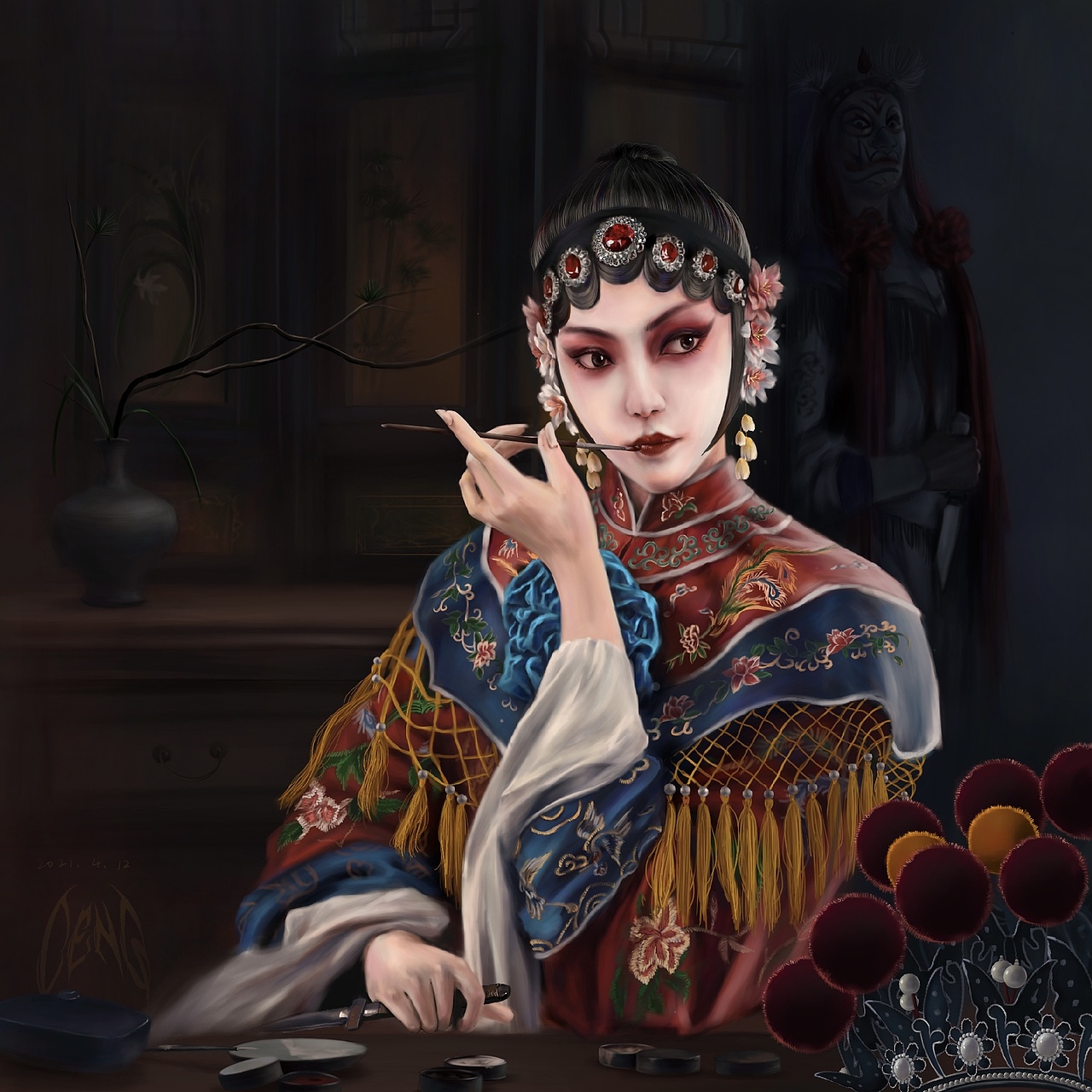 插画（图ZMjUwNzk3Mzk2） - 概念设定 - 站酷设计师邓司原创素材 - 站酷ZCOOL