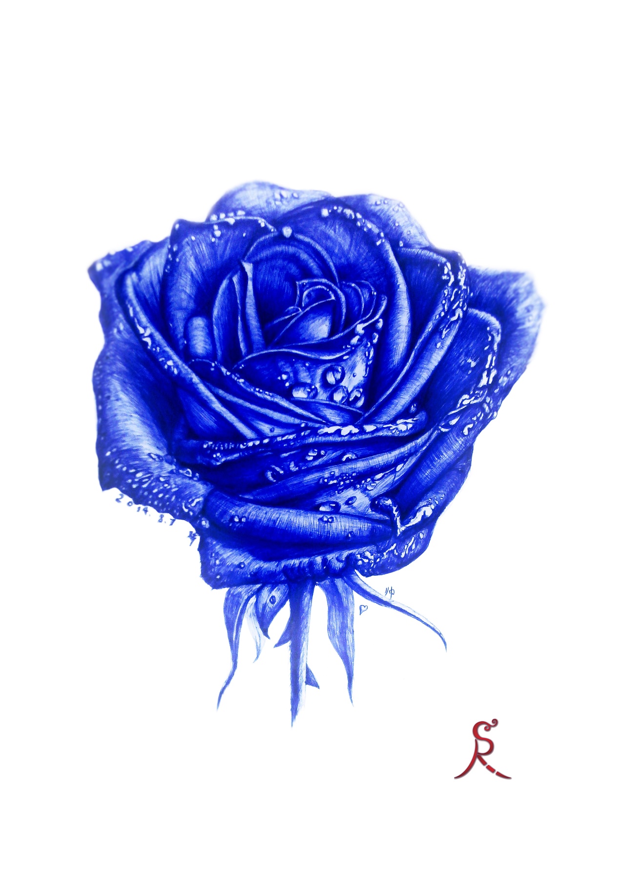 蓝色妖姬vs红色妖姬