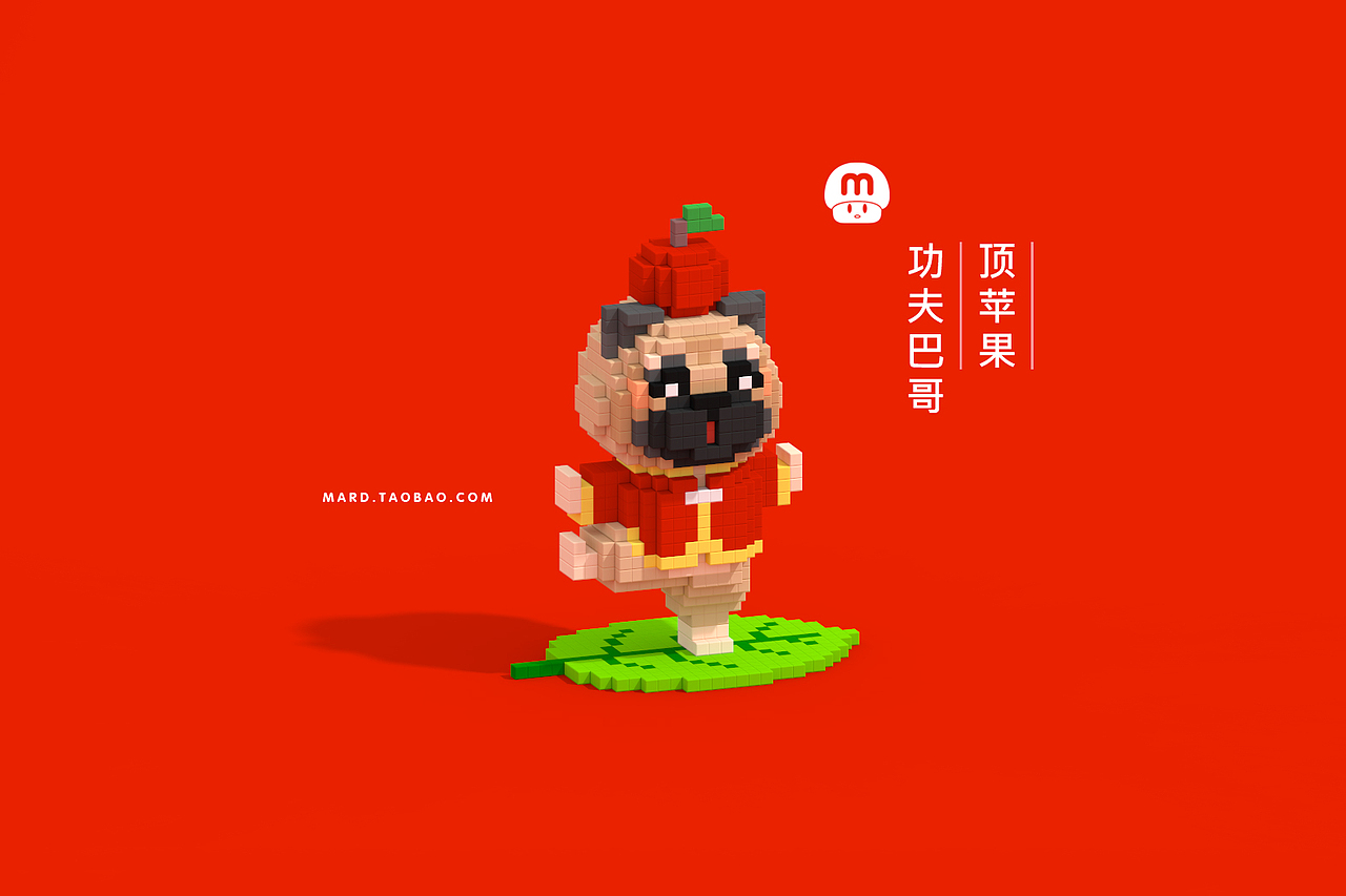 MARD拼豆原创-狗狗合集(巴哥 柯基 哈士奇 柴犬)