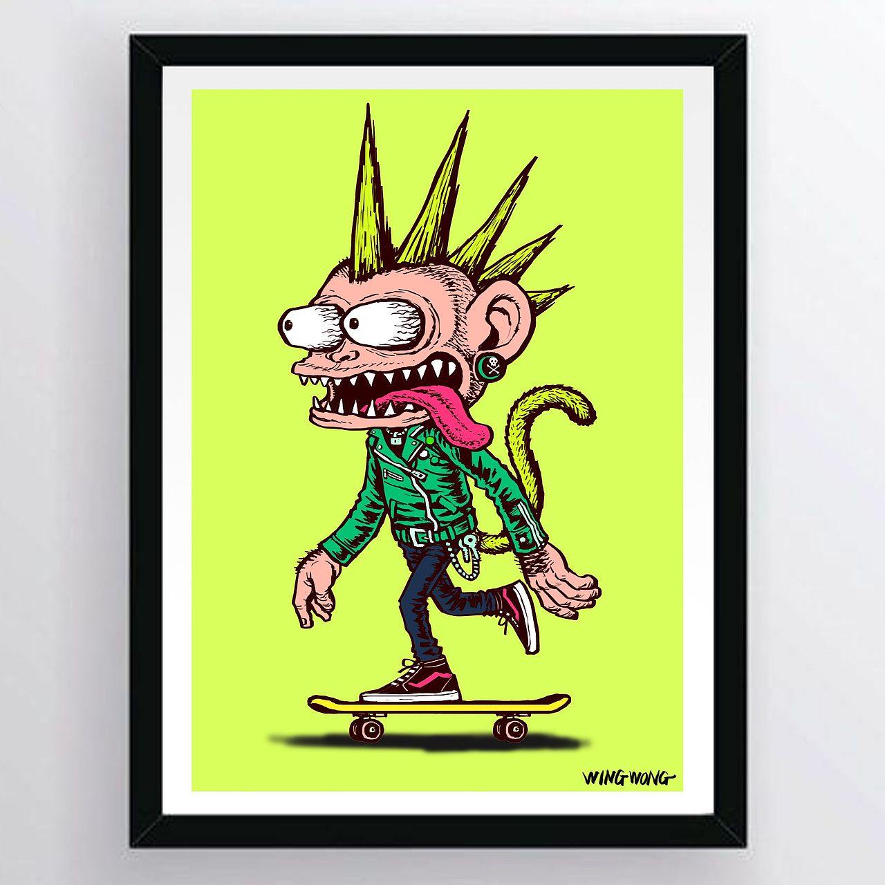 PUNKY MONKEY（图ZMjg4Mzk4OTMy） - IP形象 - 站酷设计师黄国荣子原创素材 - 站酷ZCOOL