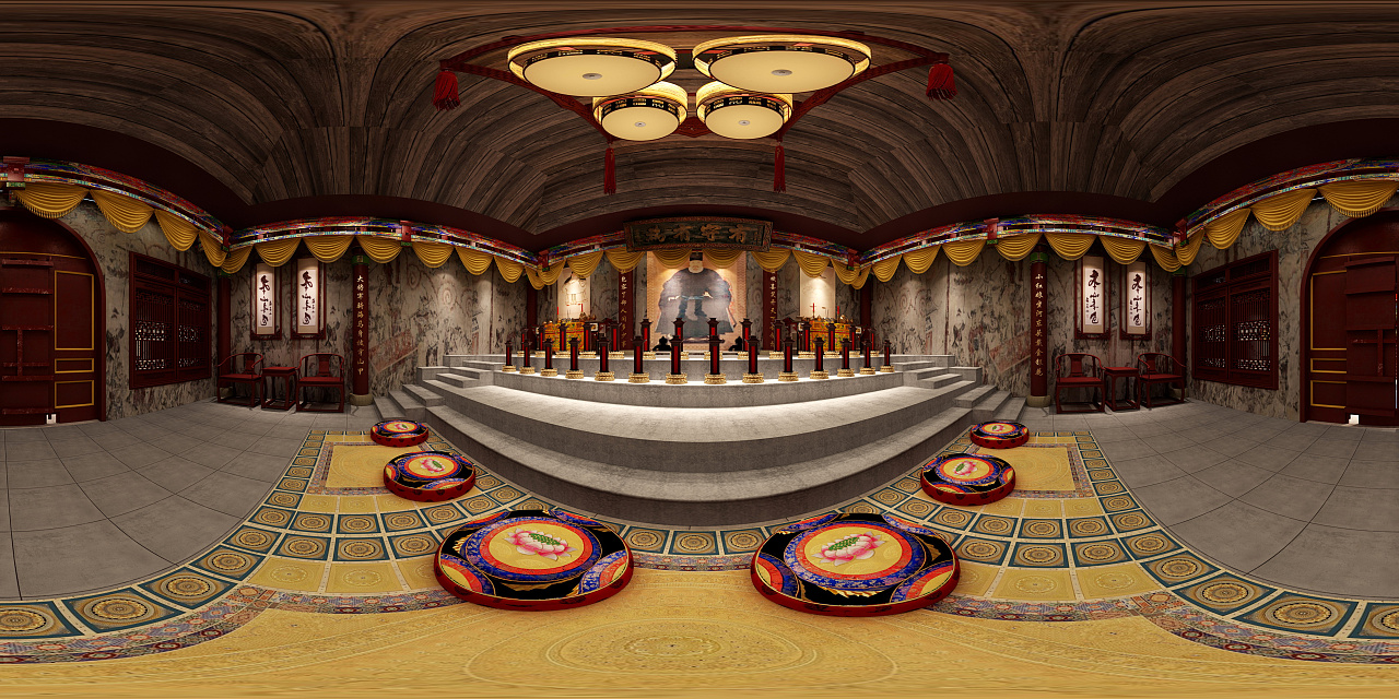 祠堂|空间|商业空间设计|潇落13225818589 - 原创作品 - 站酷 (zcool)