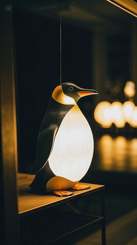 当企鹅变成灯