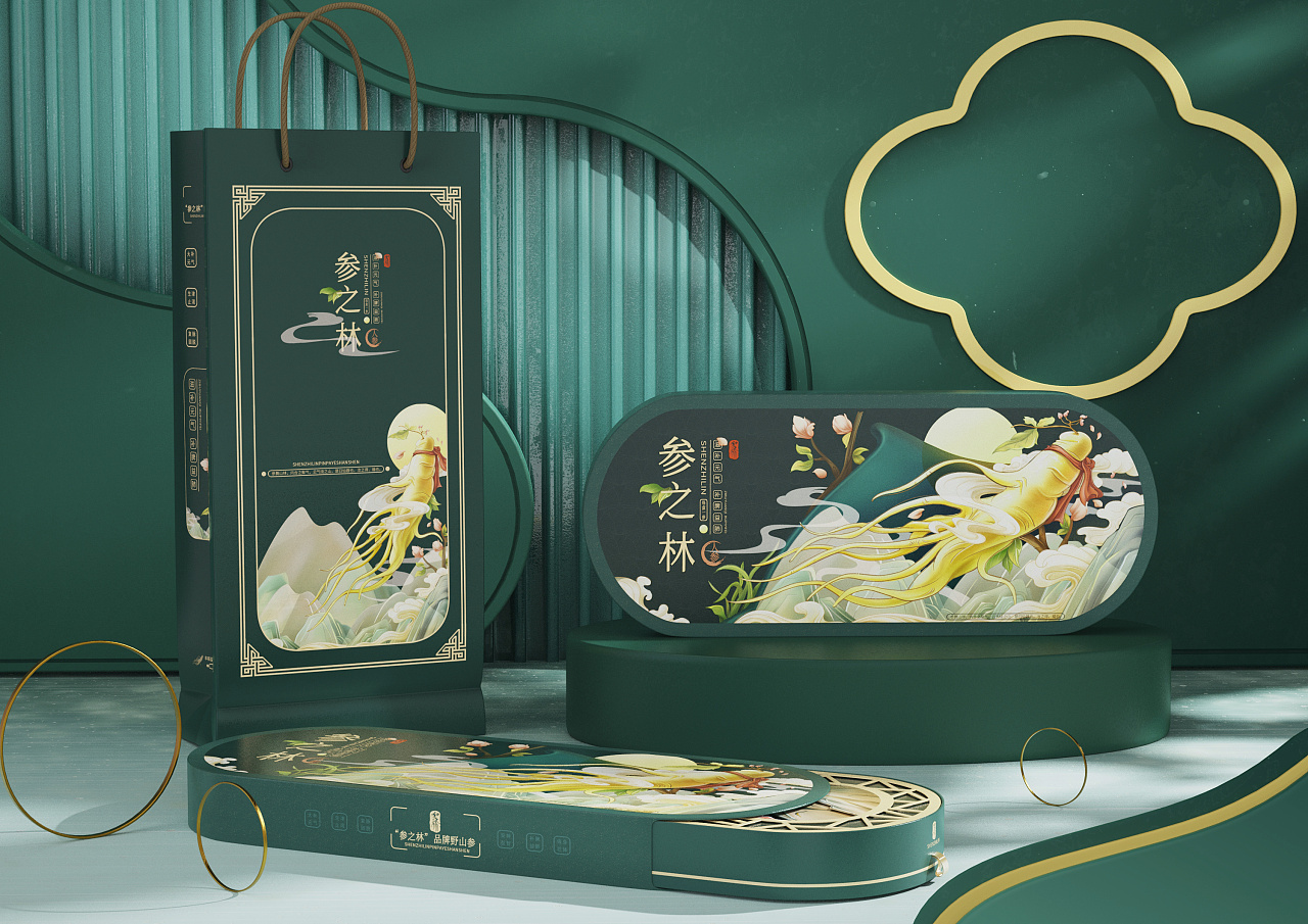 人参包装盒设计|平面|包装|高宇航 - 原创作品 - 站酷 (zcool)