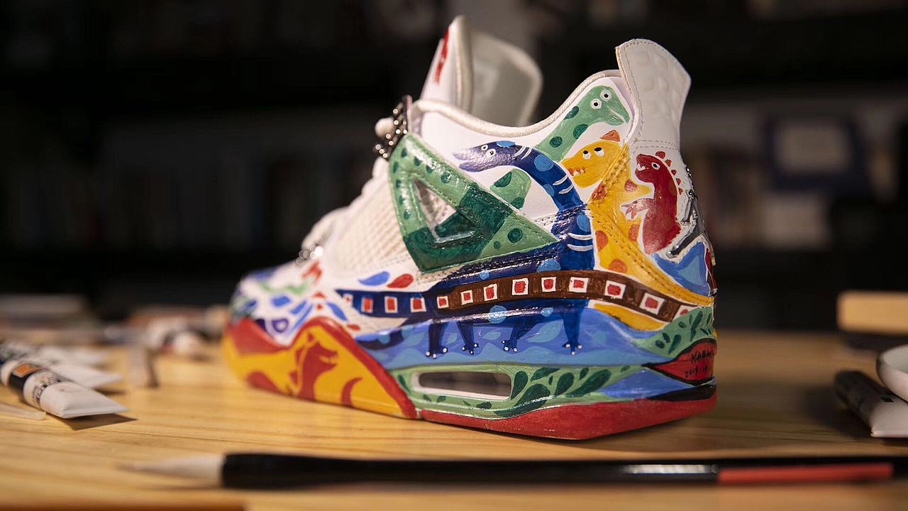 3000块的AJ 被我给画了