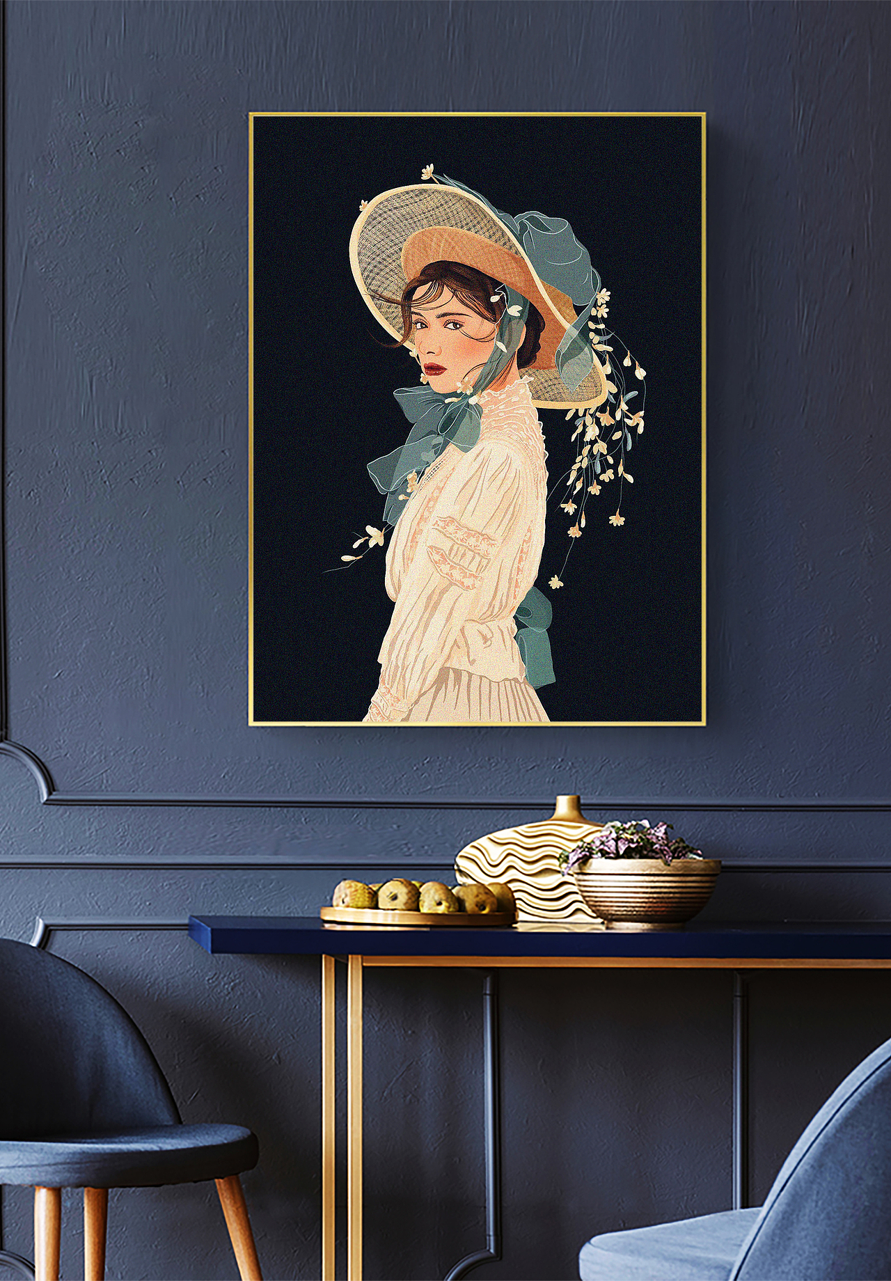 治愈春天.女孩与花系列插画（图ZMjExNTE1MzQ0） - 商业插画 - 站酷设计师Tea茶酒伴原创素材 - 站酷ZCOOL