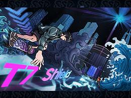 闪耀“星”动 守护者 | 三星T7-shield海报设计