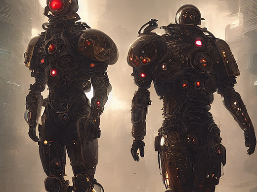 #AI创作实验室#未来战甲