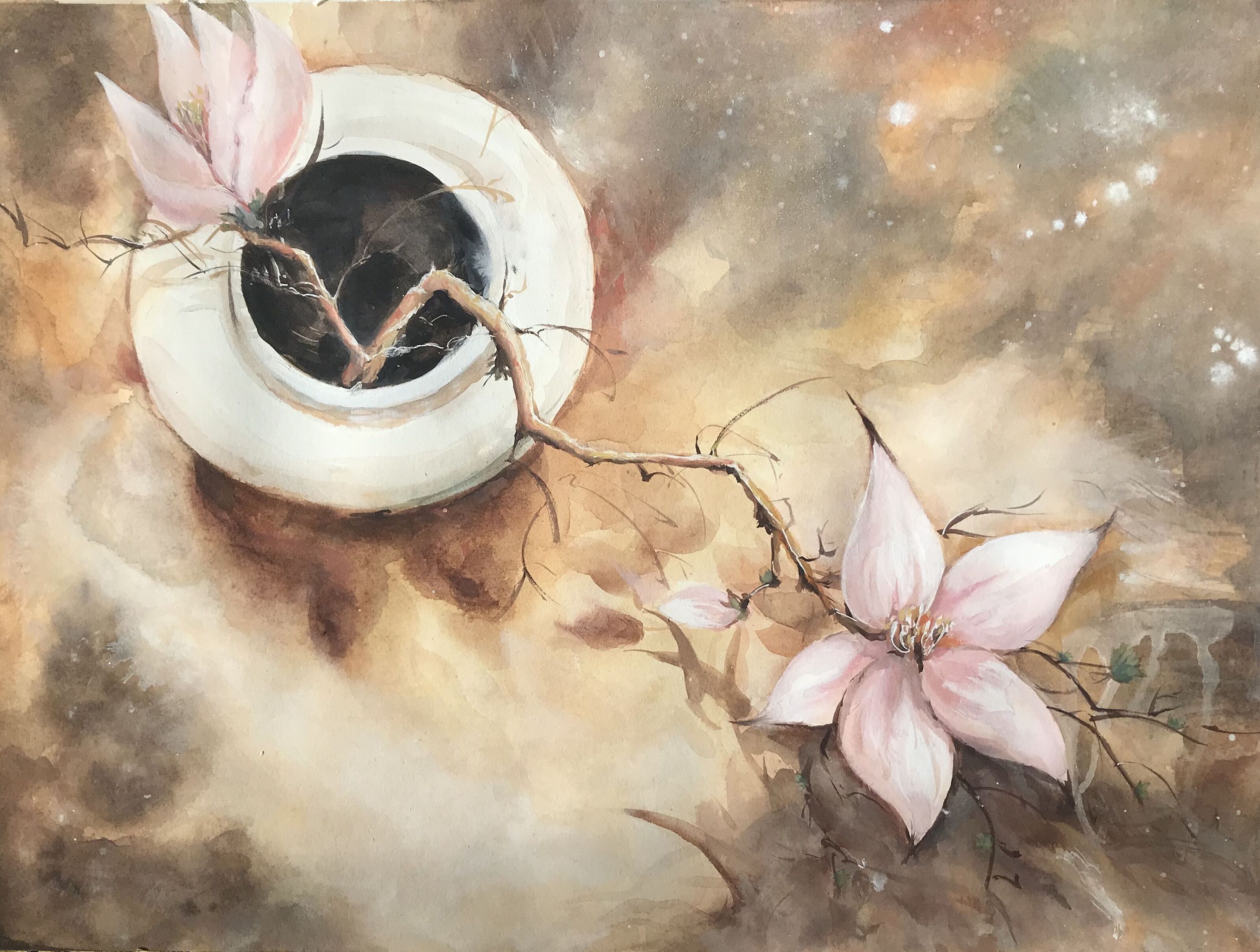 临摹再创作|纯艺术|绘画|一梦_meng_原创作品-站酷(zcool)