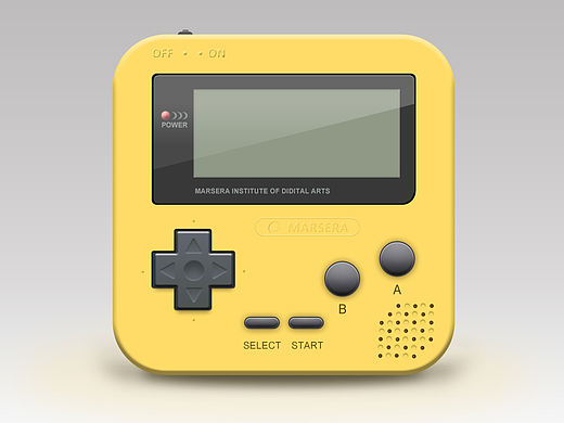 临摹-拟物图标-Gameboy