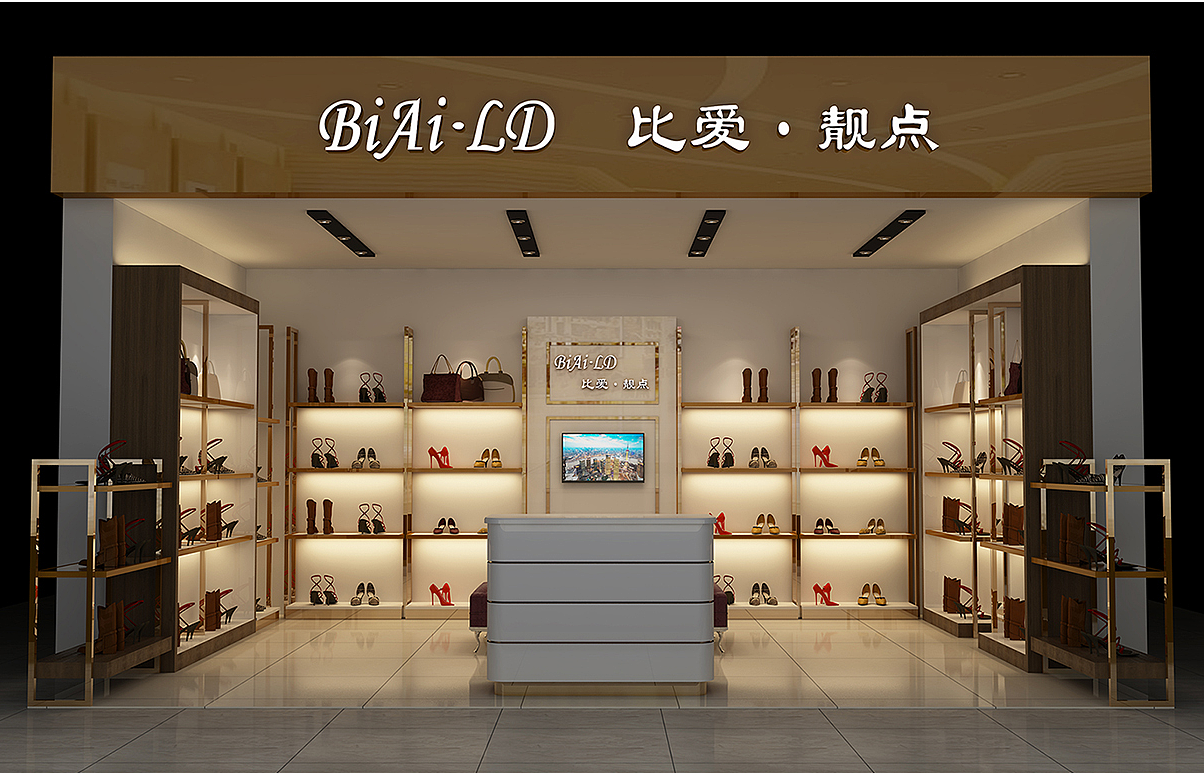 鞋店效果图