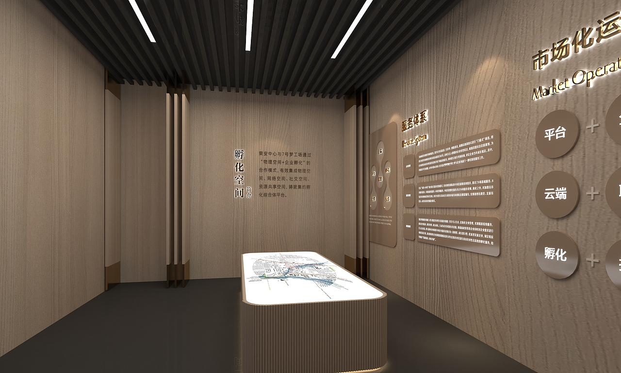 企业展厅 文化馆 品牌馆 哲学空间 室内设计（图ZMjY1NjI0Mzg0） - 商业空间设计 - 站酷设计师童顺设计研究所原创素材 - 站酷ZCOOL