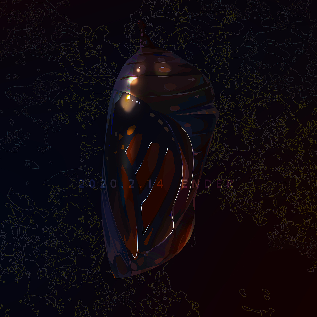 茧|插画|创作习作|enderx2_原创作品-站酷zcool