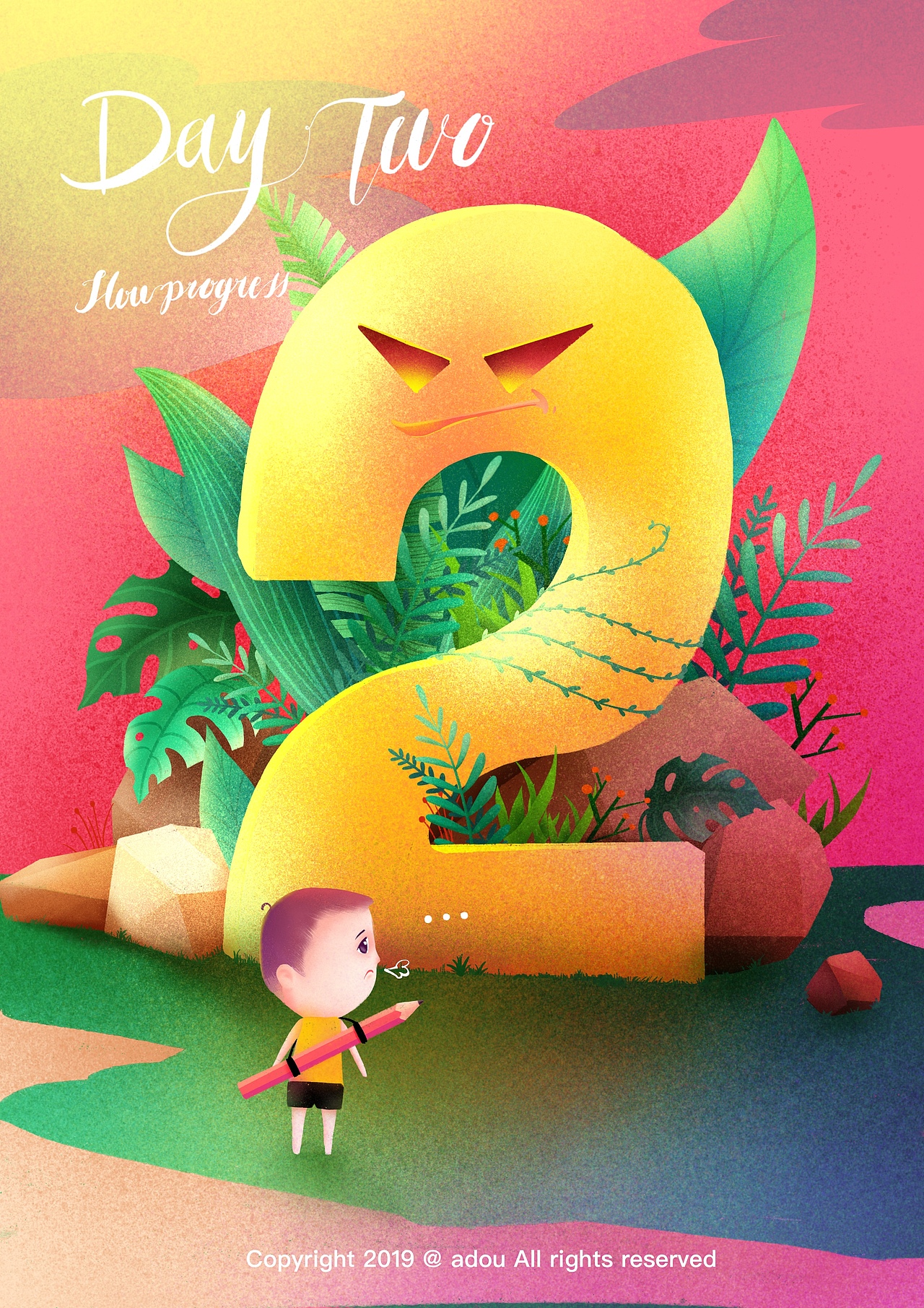 儿子痛苦的数字学习历险记DAY TWO