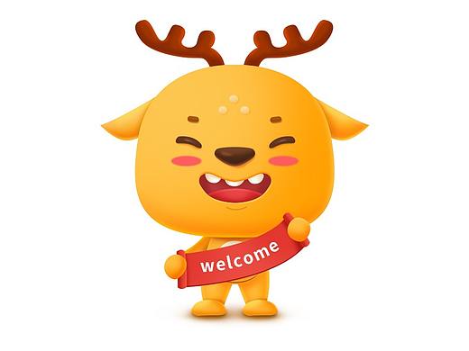 小鹿吉祥物