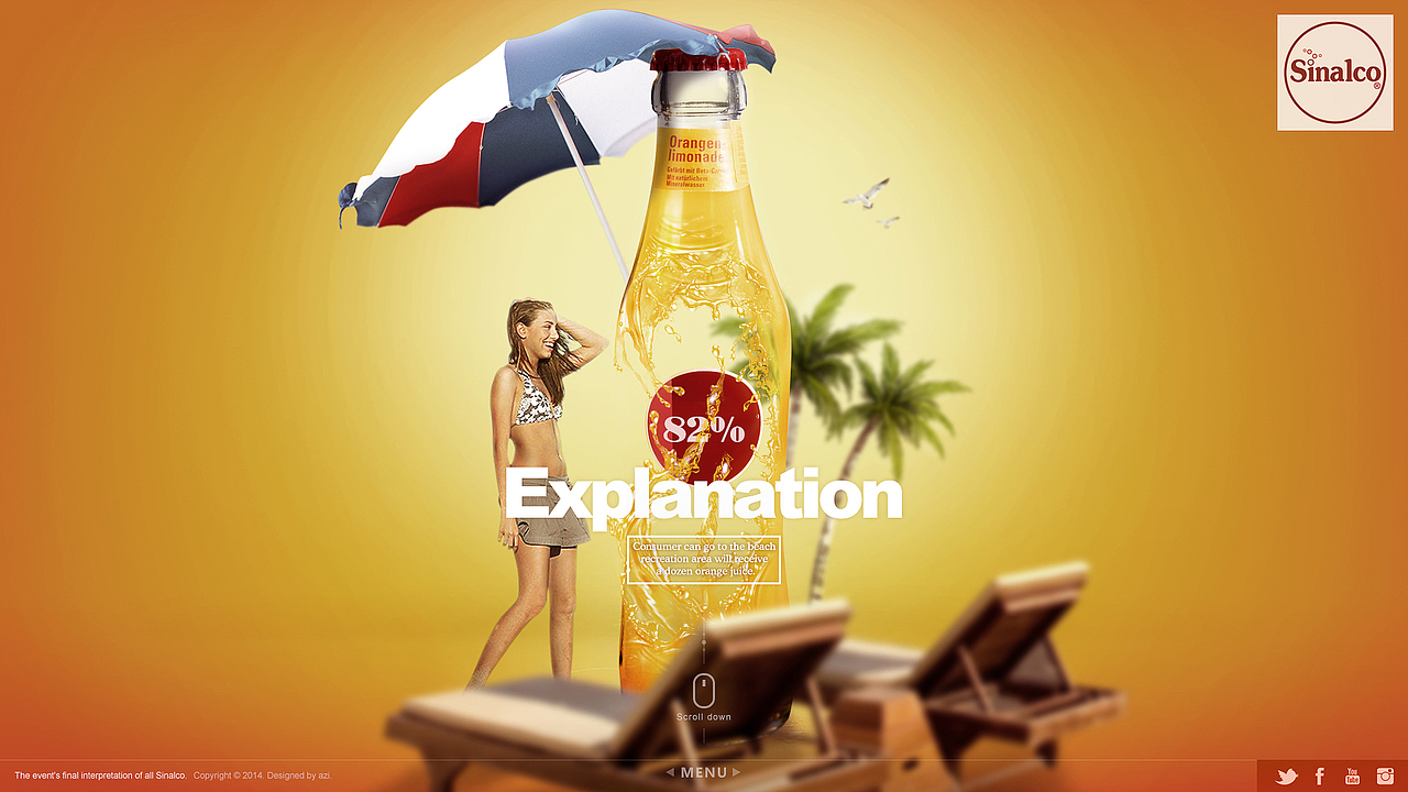 【饮料推广·互动广告】 × 张栋夫（图ZMTU1MjYwNjA=） - 运营设计 - 站酷设计师张详情电商全案原创素材 - 站酷ZCOOL