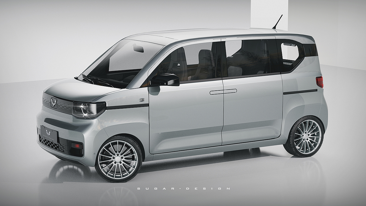 对开侧滑门的商务车——五菱宏光mini四门神车驾到!