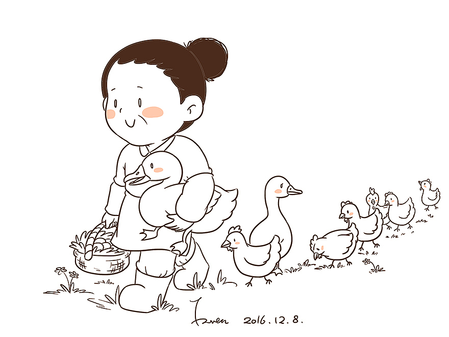 用画记录生活9（图ZNjY1MTE4MTY=） - 绘本 - 站酷设计师芥末小E原创素材 - 站酷ZCOOL