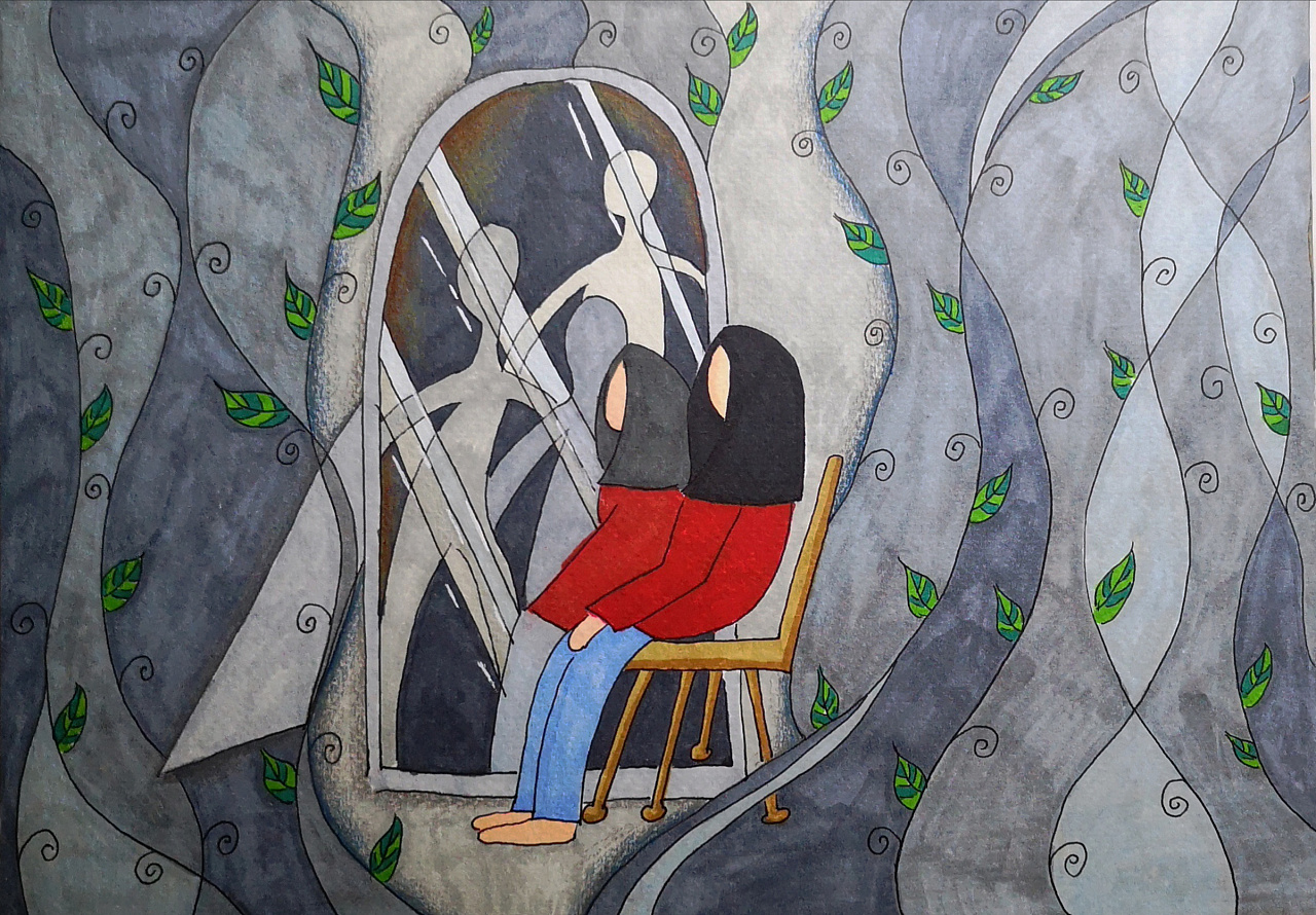 反省-向前|插画|创作习作|一雯一 - 原创作品 - 站酷 (zcool)