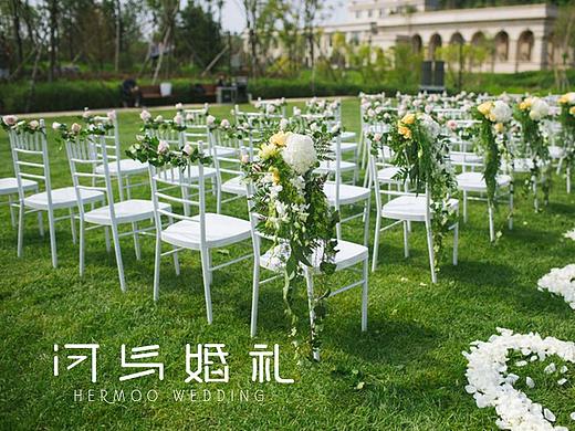 河马婚礼｜户外婚礼（白色＋绿色）