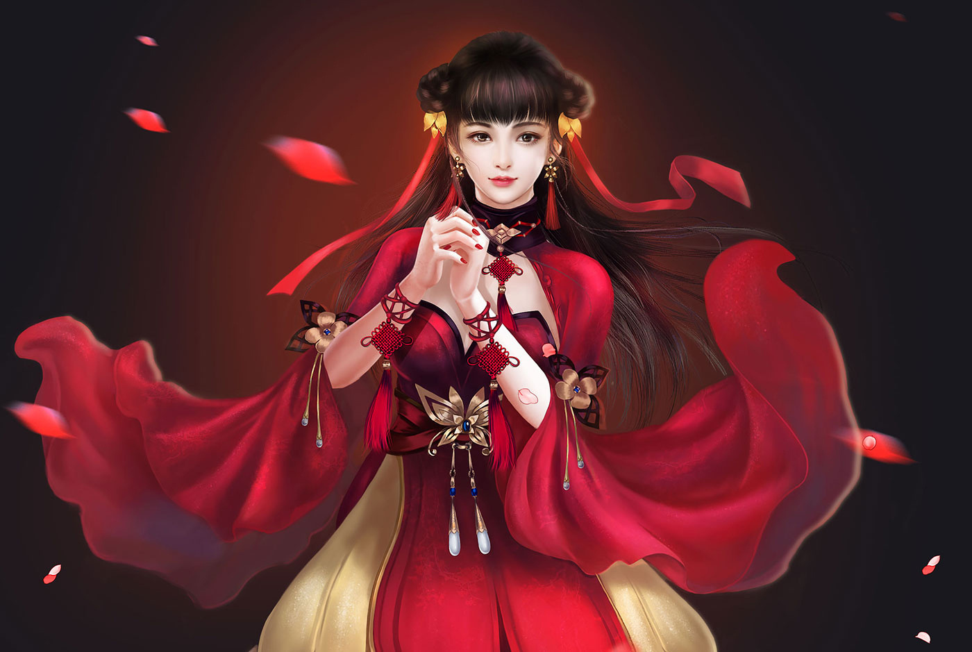 黄月英新春皮肤